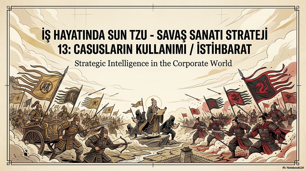 İş Hayatında Sun Tzu - Savaş Sanatı Strateji 13: Casusların Kullanımı / İstihbarat