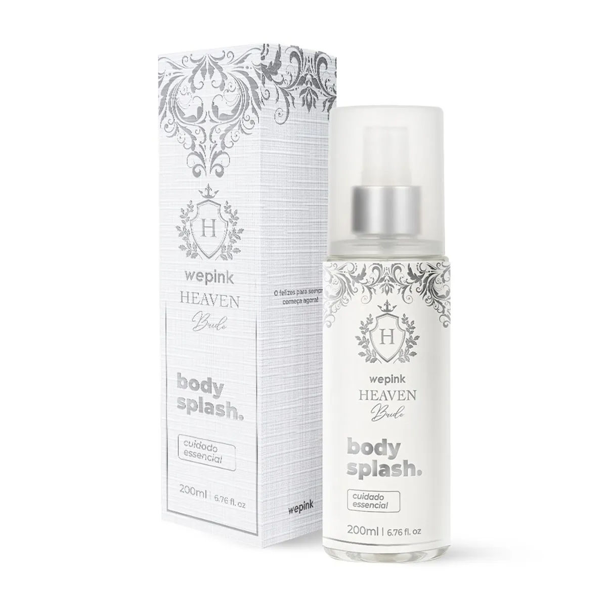 Body Splash Heaven Bride Desodorante Colônia 200ml - Wepink