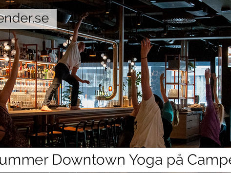 Summer Downtown Yoga på Camper