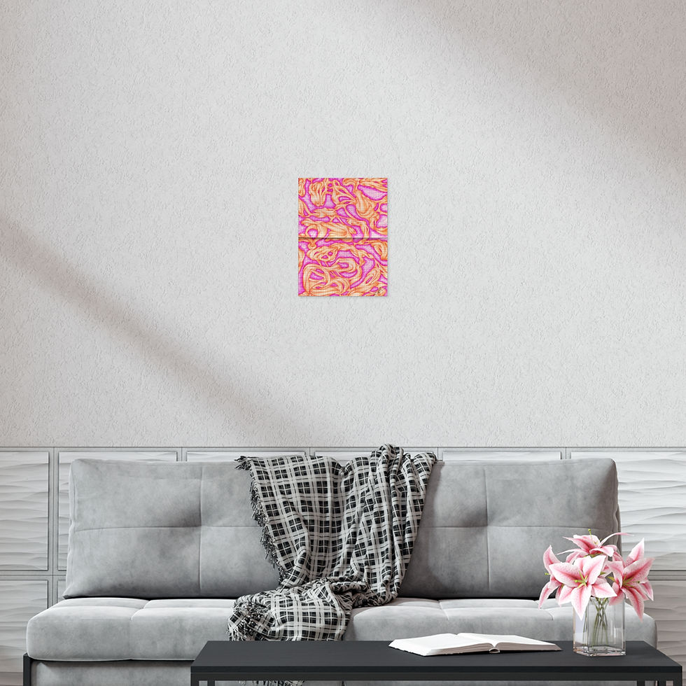 Thumbnail: Doodle Ballpoint Drawing Print