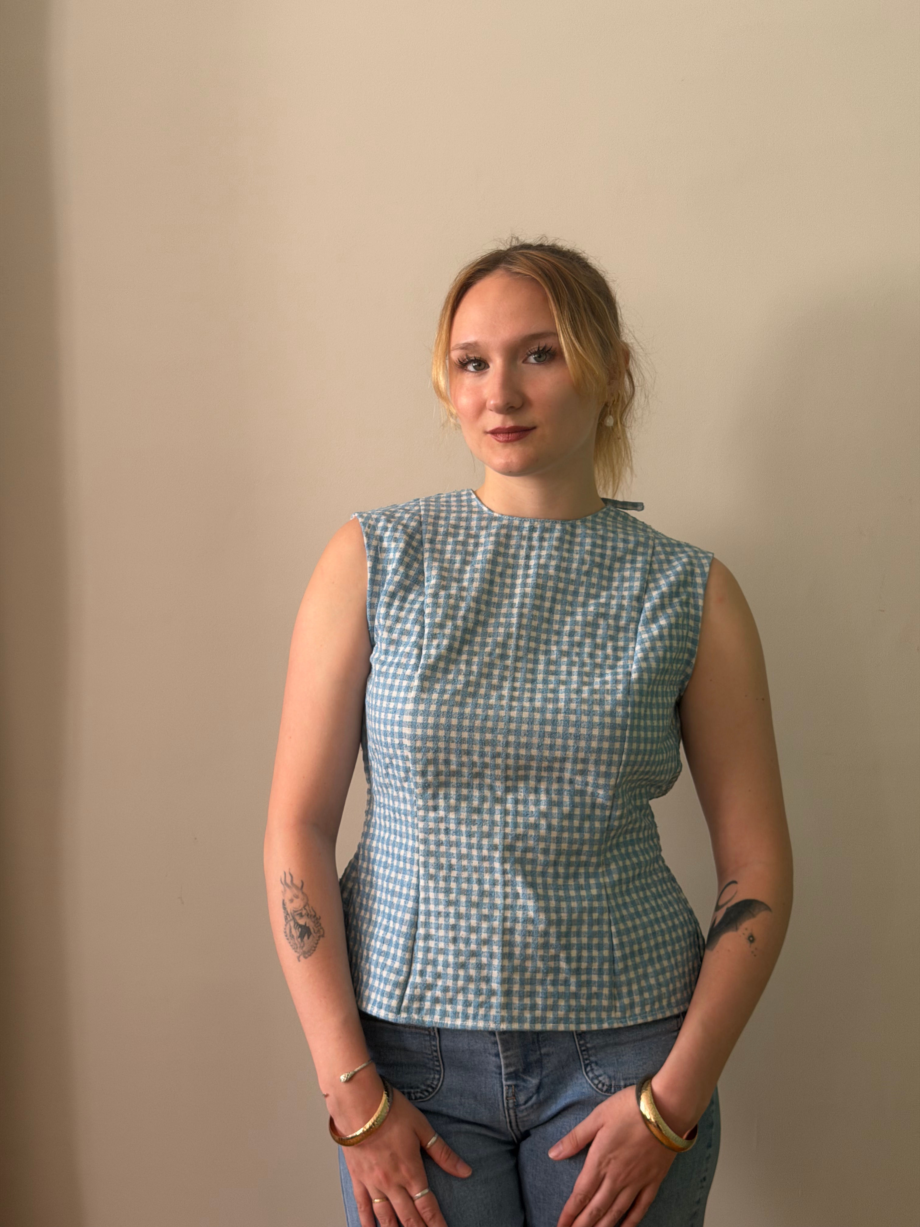 Léa Vichy bleu