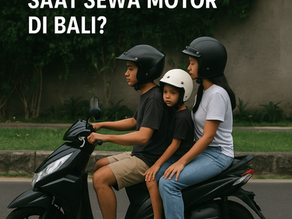Bolehkah Boncengan Bertiga Saat Sewa Motor di Bali? Ini Penjelasannya!