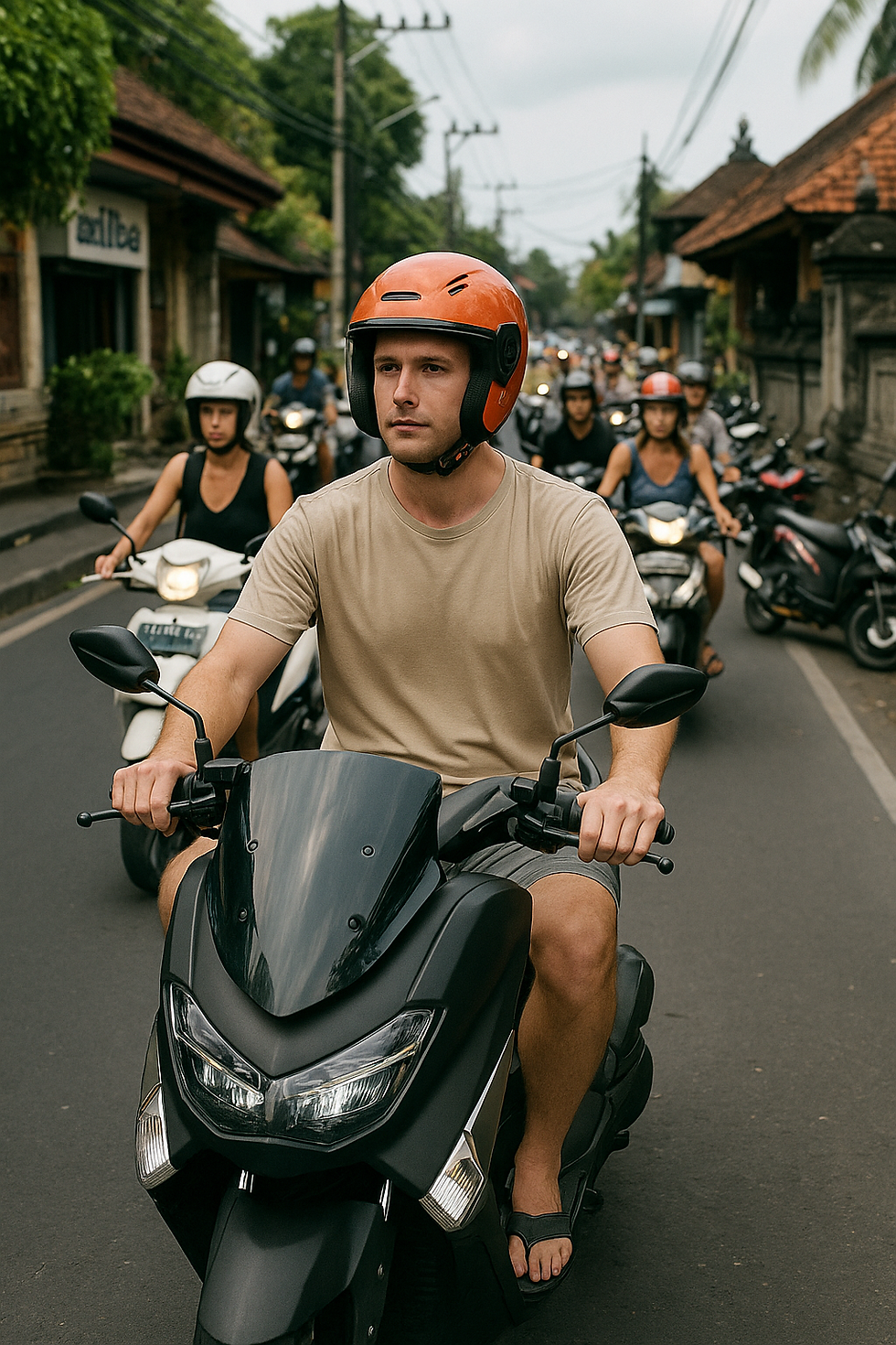 renting scooter in bali