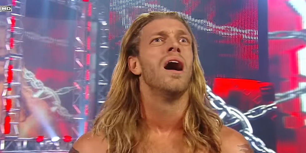Edge's shock elimination from the WWE Championship Elimination Chamber Match in 2009