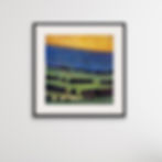 Thumbnail: View to the Hill III, pastel on sanded paper,  image 19 3/8 x 17 3/8 inches