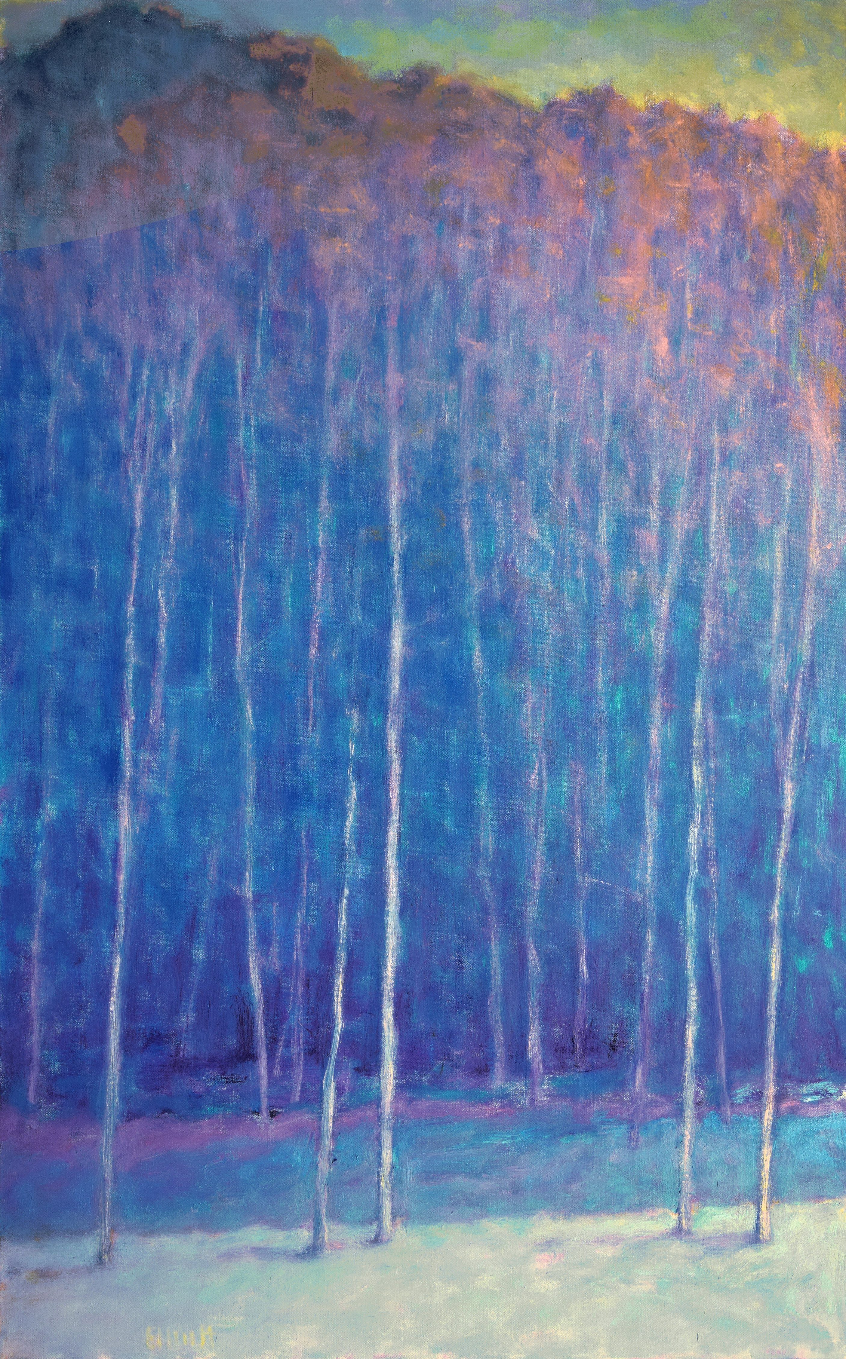 Cool Moving Up, oil on canvas, 48 x 30 inches