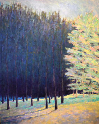 Forest Revealed, oil on canvas, 60 x 48 inches | Ken Elliott