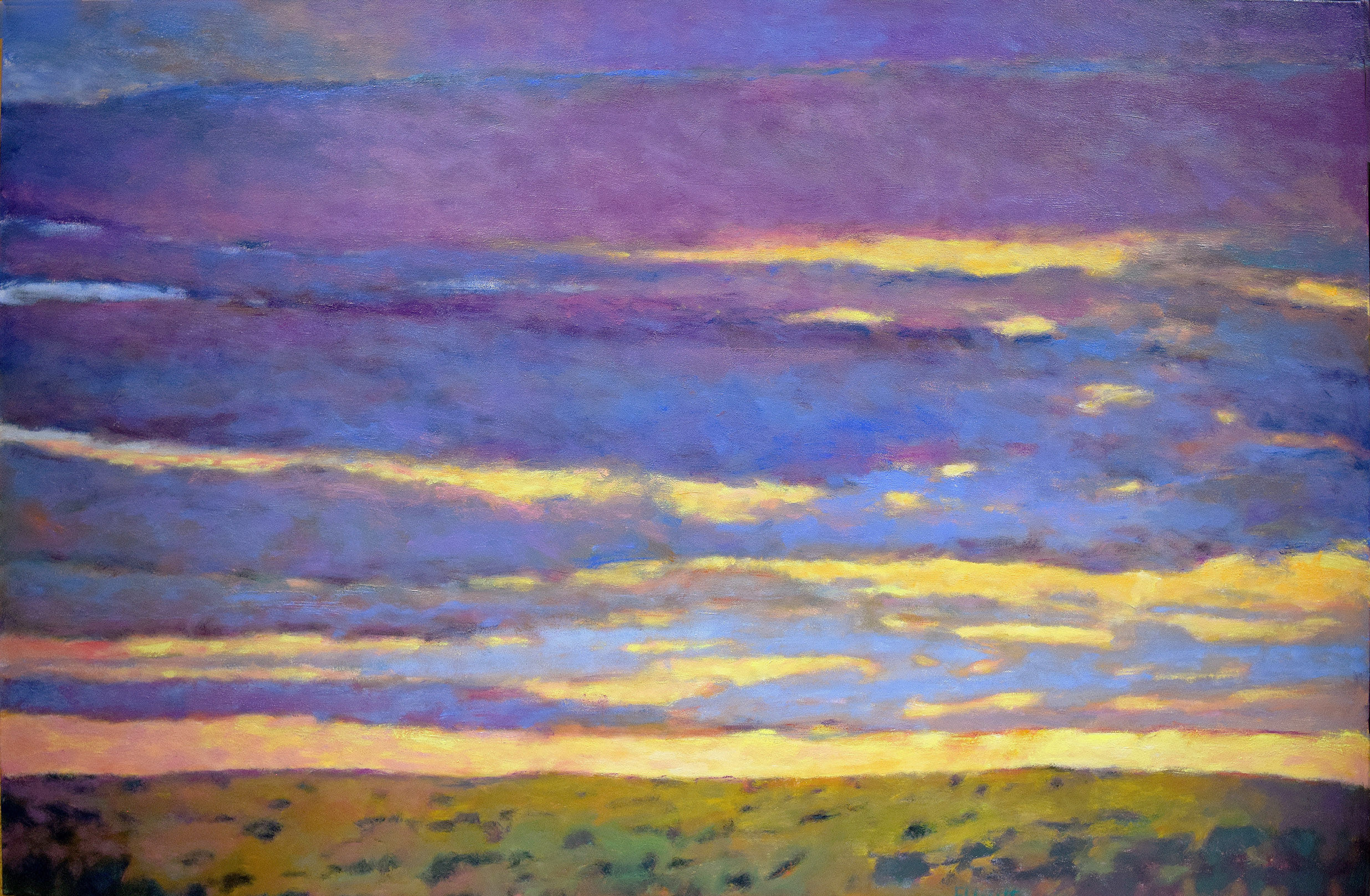 Summer Patterns, oil on canvas, 40 x 60 inches