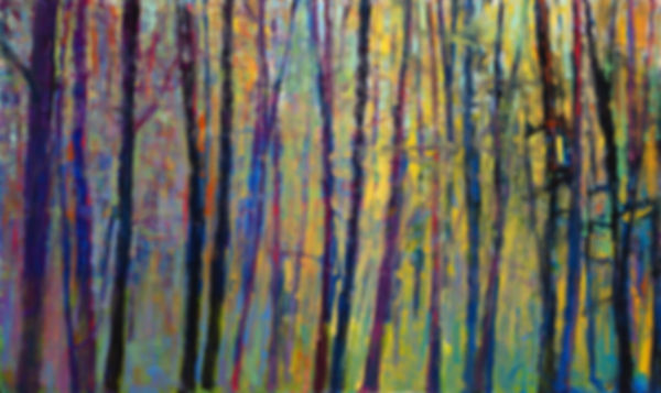 Saccades III, oil on canvas, 36 x 60 inches
