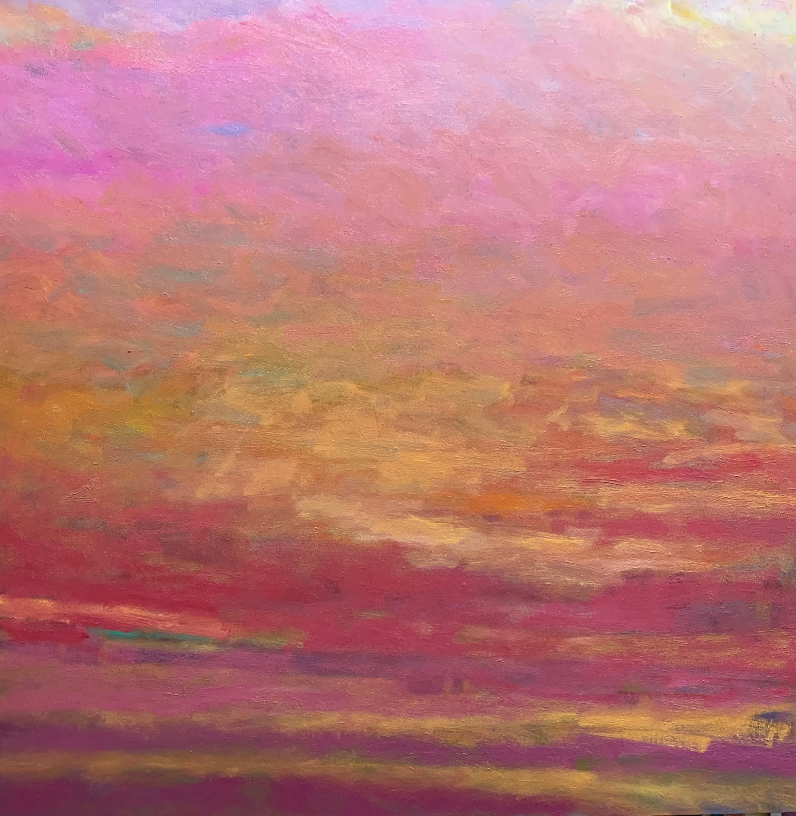 Clouds Reward, oil on canvas, 36 x 36 inches