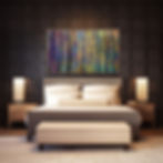 Thumbnail: Saccades III, oil on canvas, 36 x 60 inches
