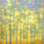 Thumbnail: Green and Yellow Encounter, oil on canvas, 36 x 48 inches