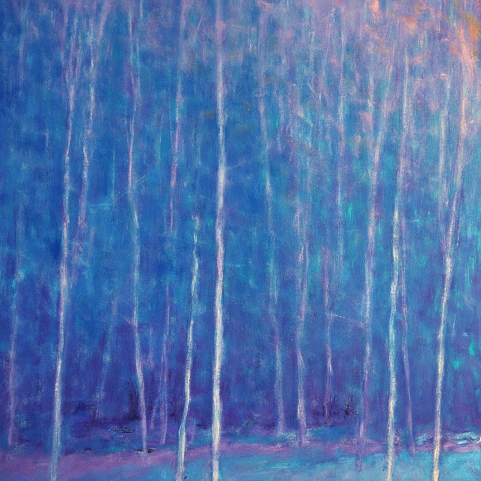 Thumbnail: Cool Moving Up, oil on canvas, 48 x 30 inches