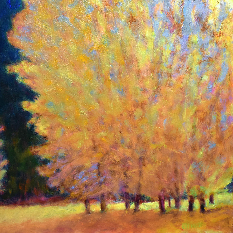 Miniatura: At the Lights Edge, oil panel, 30 x 30 in.