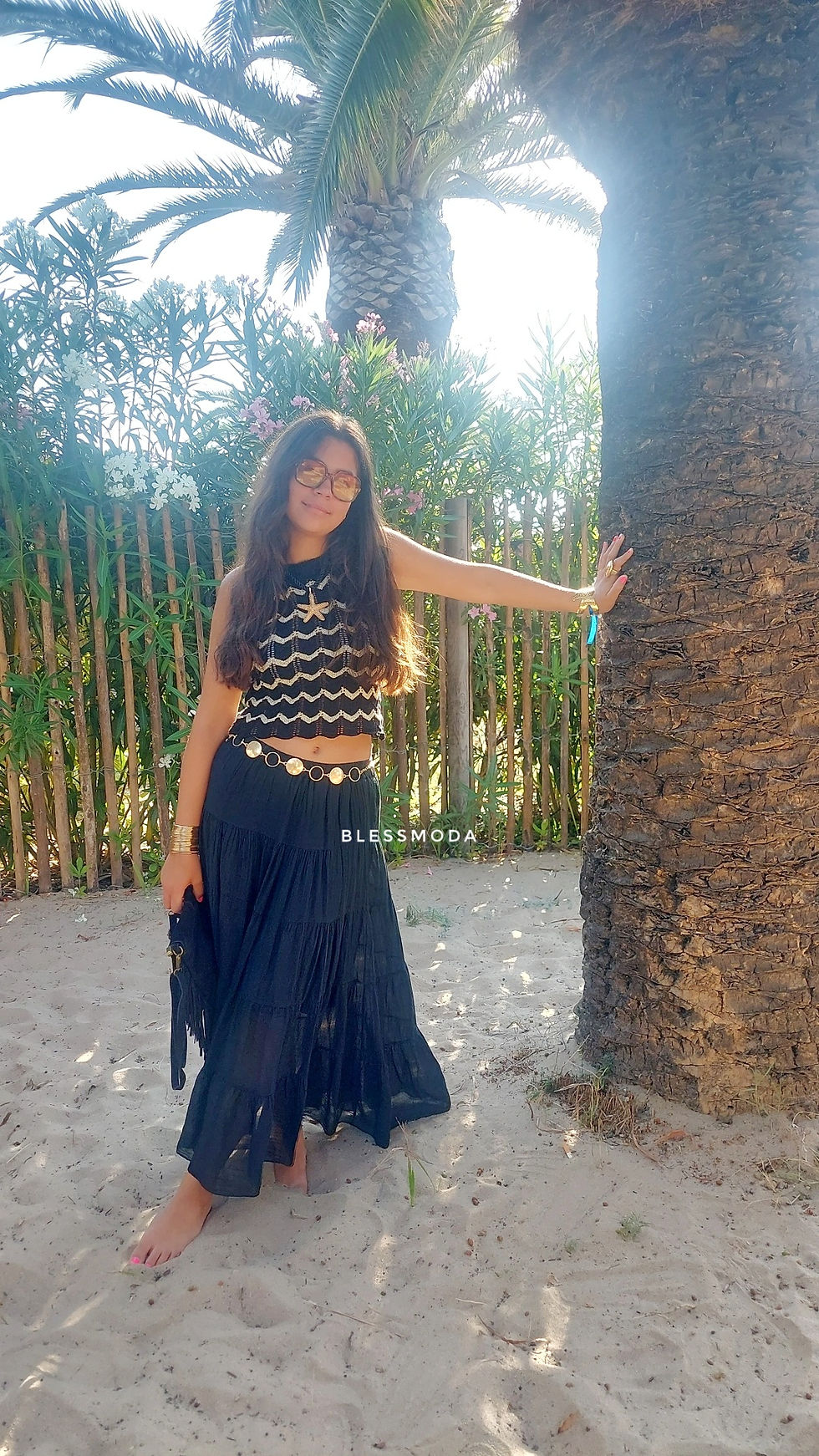 Top Crochet Hilo Dorado 