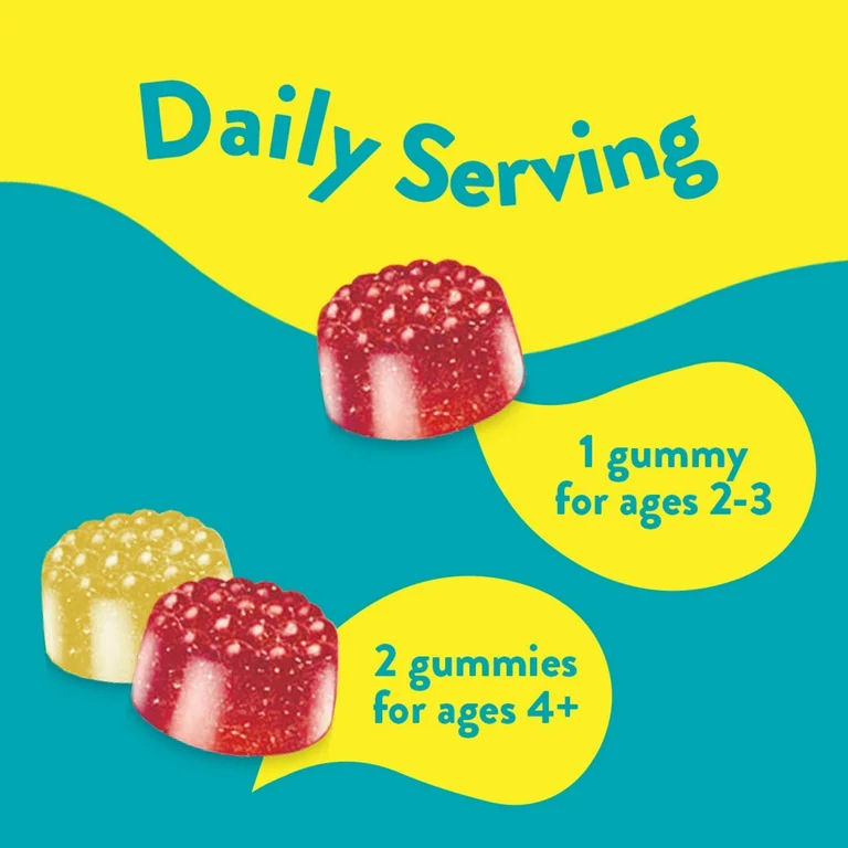 Miniature : Lil Critters, Omega-3 Gummy, 3 fatty acids, DHA, EPA and ALA. 120 counts