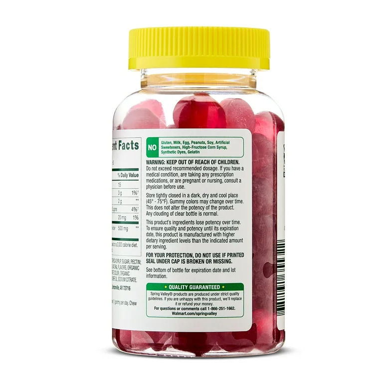 Miniature : Spring Valley, Apple cider vinegar, vinaigre de cidre gummies, 60 gummies