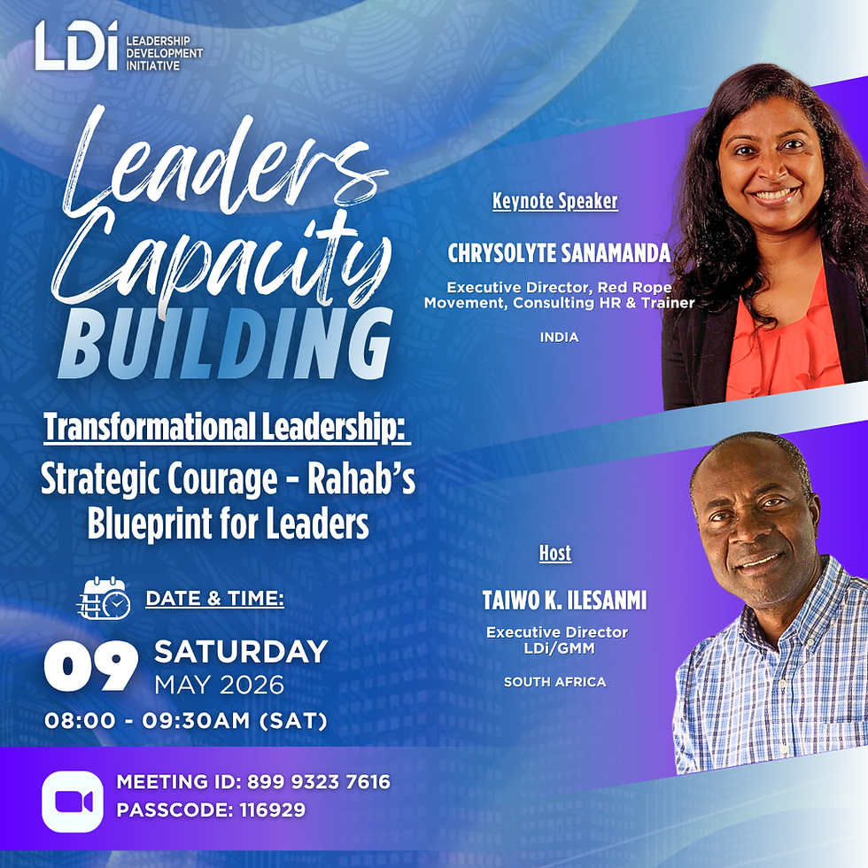 Leaders Capacity Building - May 2026