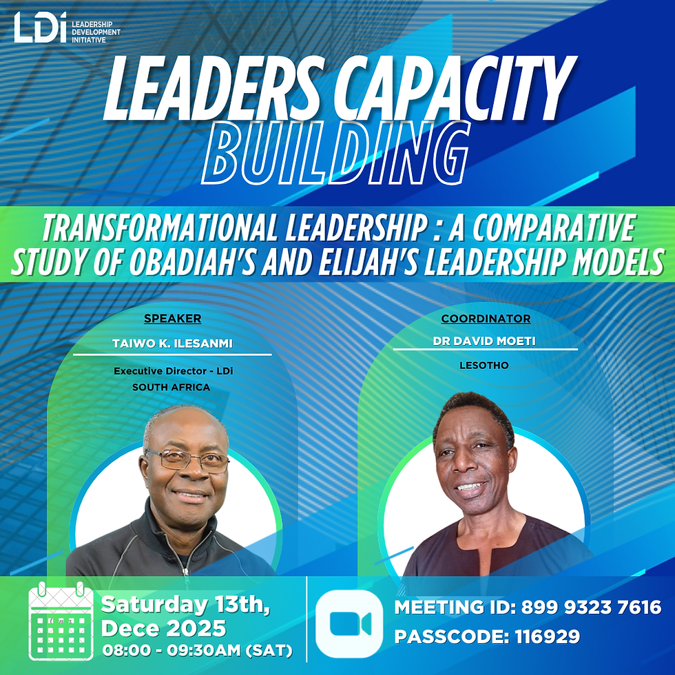 Leaders Capacity Building 2025 - December