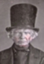 Man Wearing Beaver Hat. Daguerreotype, ca.1855. Hand-tinted on cheeks and chin to appear more lifelike. Courtesy of a private collector.