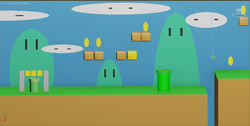 Cenário Mario 3D.