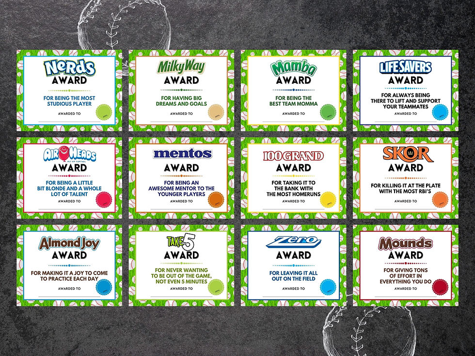 Thumbnail: Sports Candy Awards - Baseball, 50 Candies