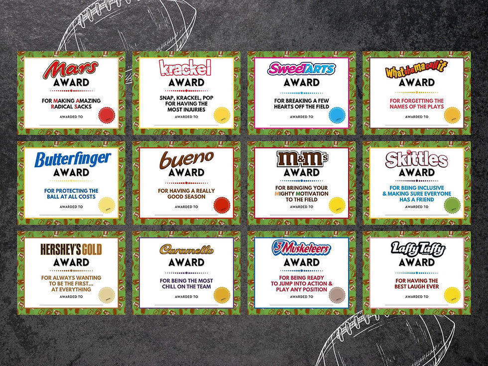 Thumbnail: Sports Candy Awards - Football, 50 Candies