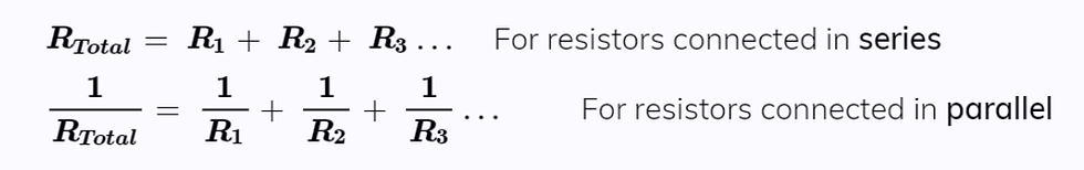 Resisitor network equations, adding resistors, resistor equations. series vs parallel resistors. EngineeringNotes