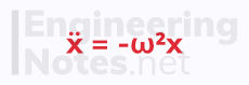 Simple harmonic motion, damped harmonic motion, forced harmonic motion. Differential Equations notes, free online a-level further maths core pure 2 CP2 notes. EngineeringNotes.net, EngineeringNotes, Engineering Notes.