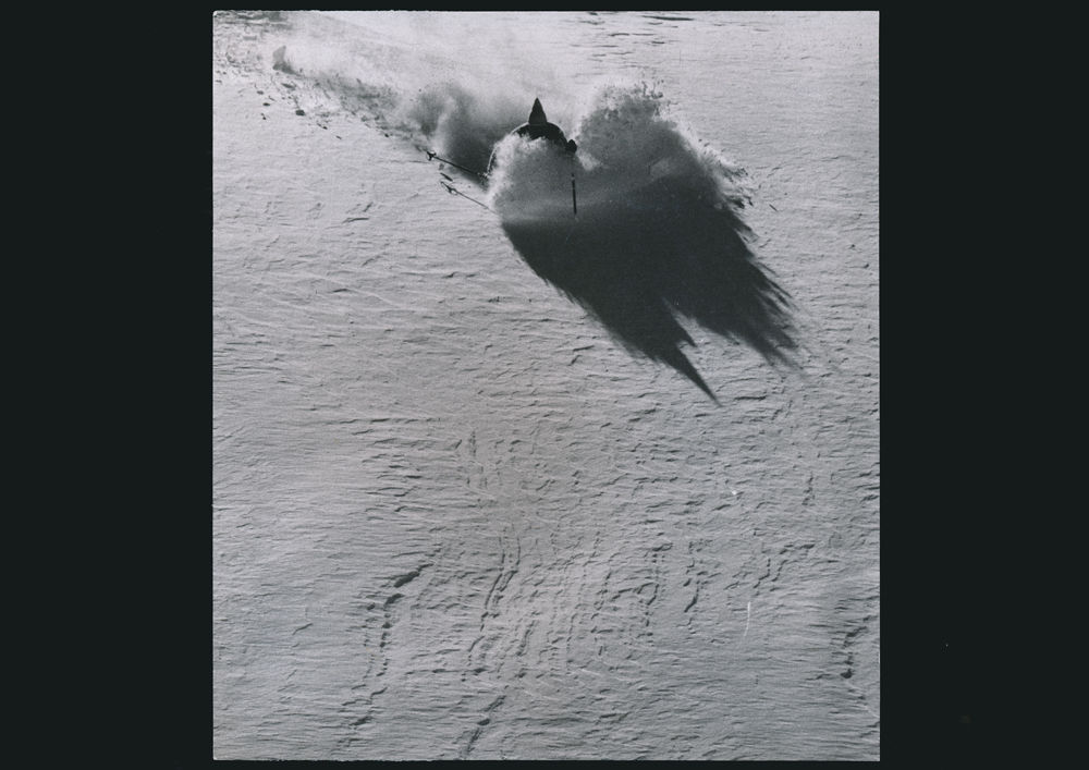 山下喜一郎 オリジナル・プリント「挑雪 ⑤」