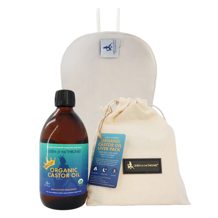 ORGANIC CASTOR OIL PACK FOR LIVER Athabasca Massage Th