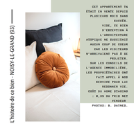 L'histoire du bien avec une prestation de home staging
