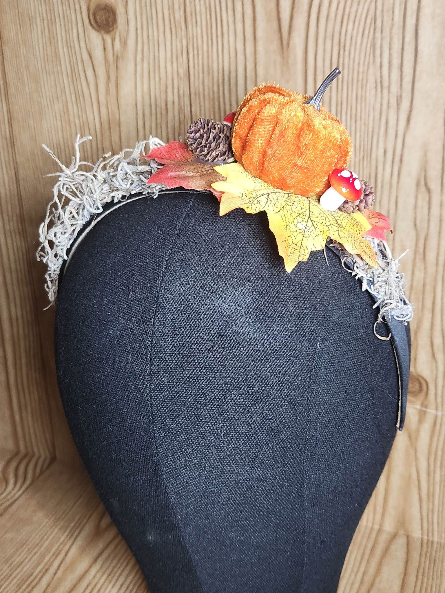 Pumpkin Mushroom Headband