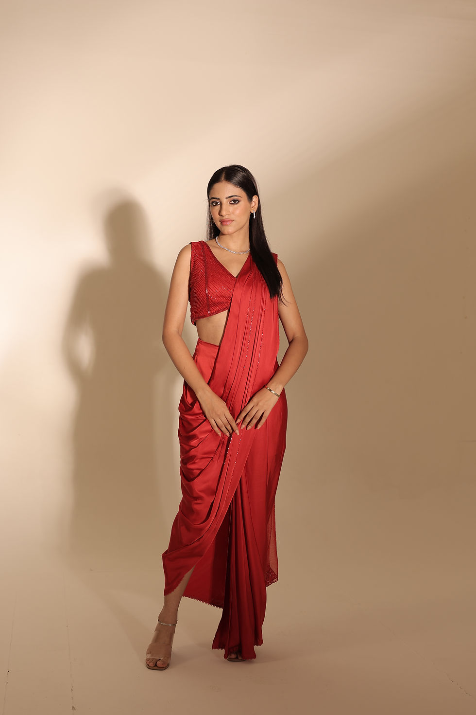 Thumbnail: Scarlet Stitch Saree 
