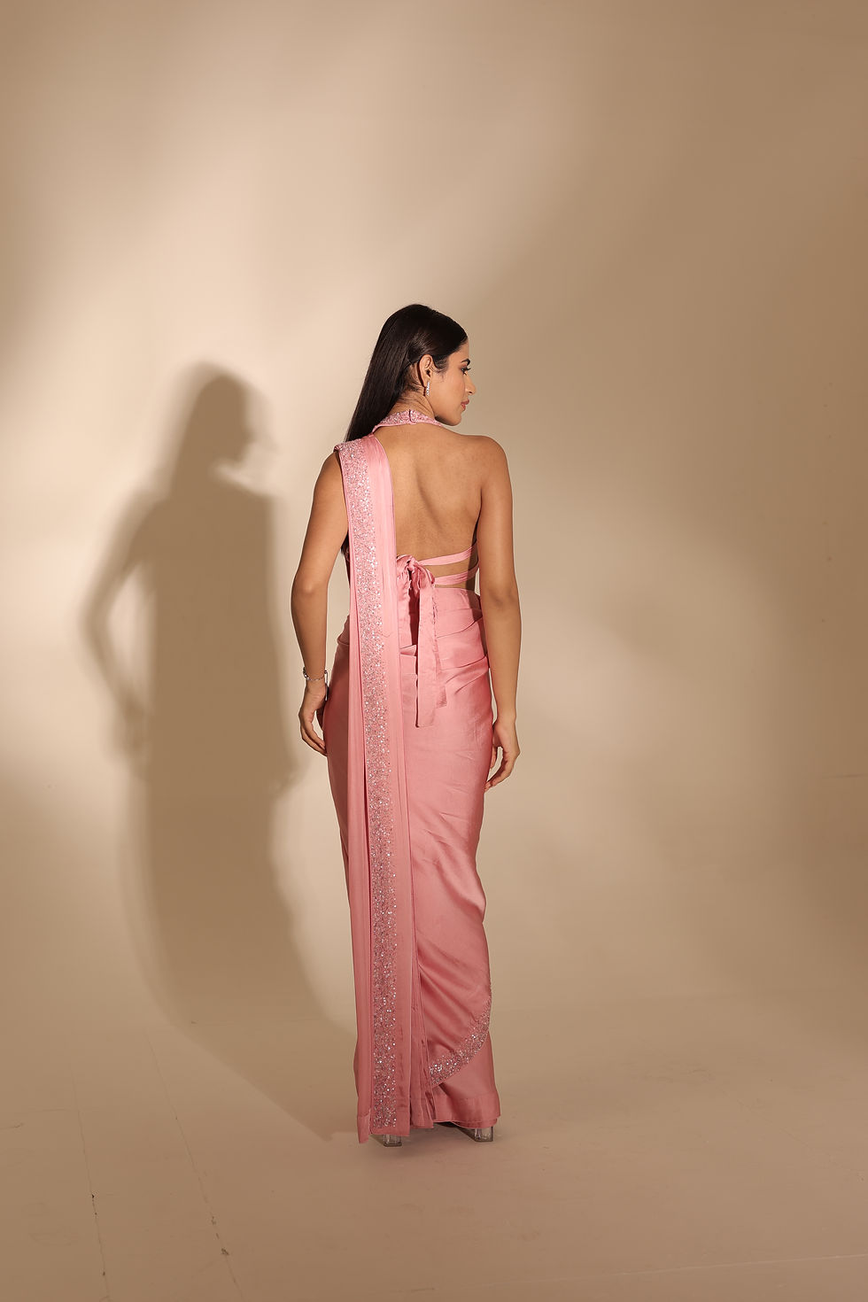 Thumbnail: Pink Stardust Saree 