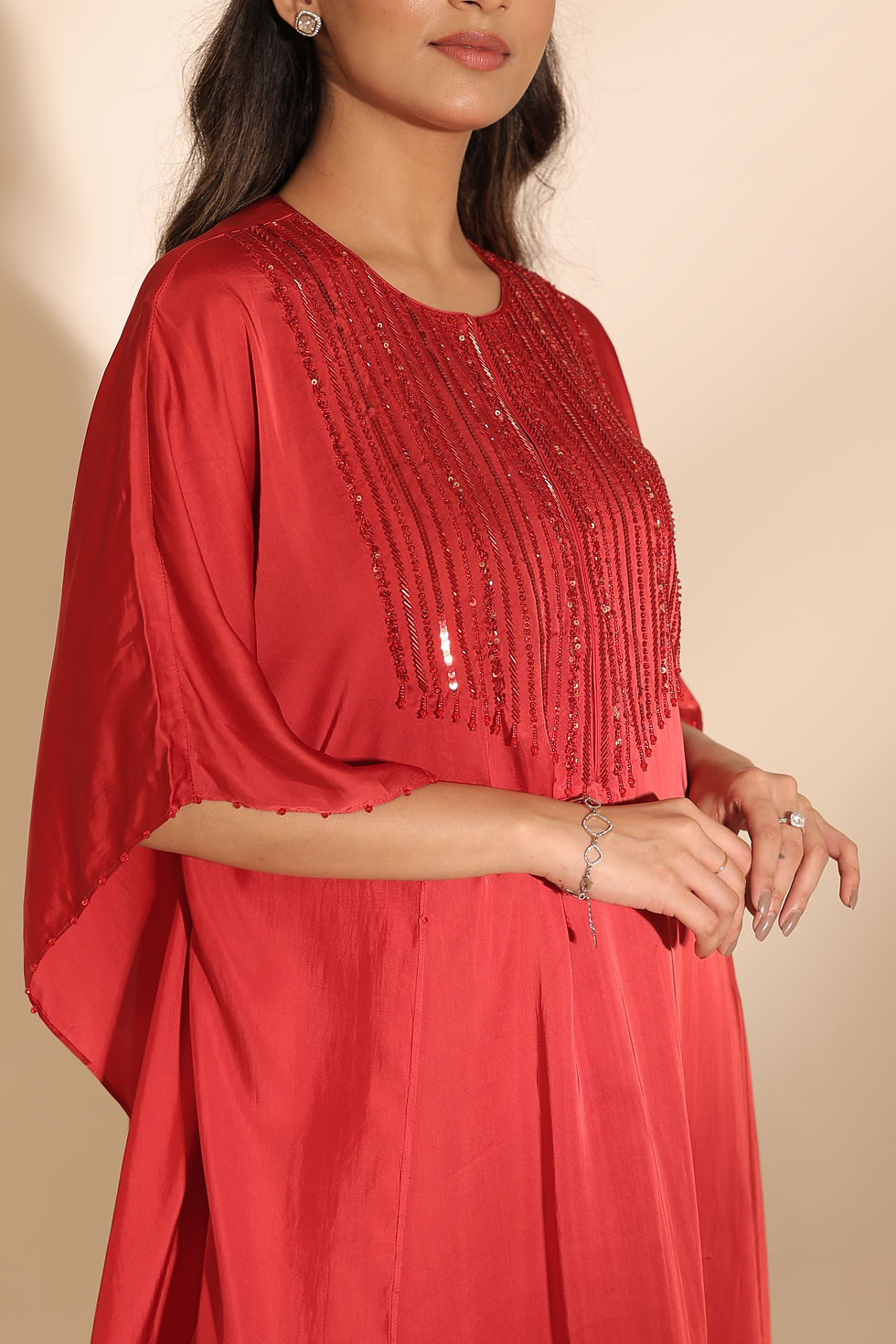 Thumbnail: Red Line Kaftan set