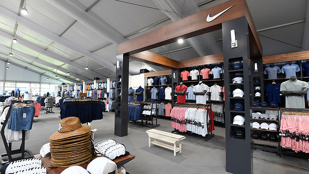 Nike Fan Shop PGA merchandise and retail space