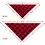 Thumbnail: Custom Embroidered Red Buffalo Plaid Dog Bandana