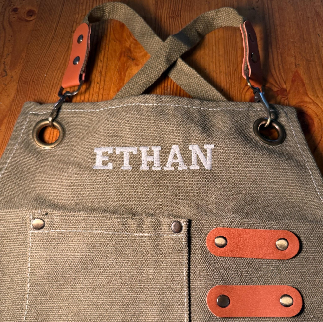 Custom Embroidered Apron