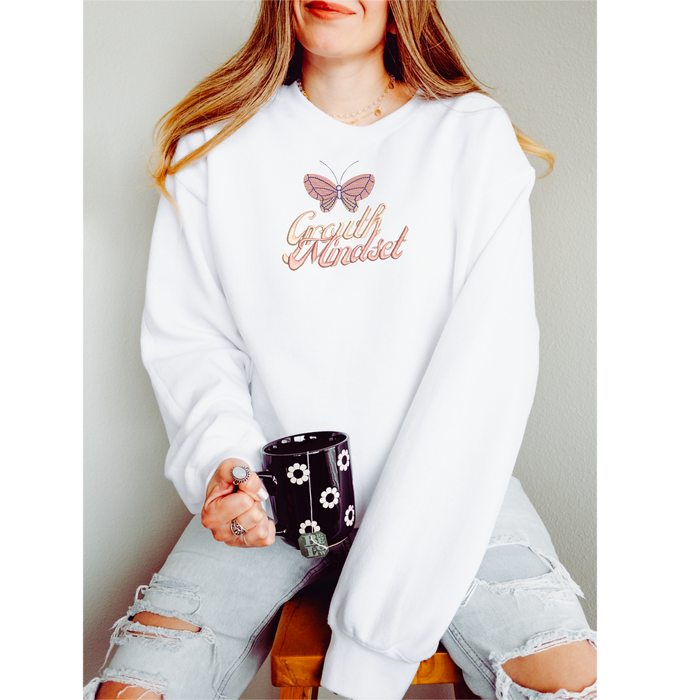 Thumbnail: Growth Mindset Butterfly Sweatshirt
