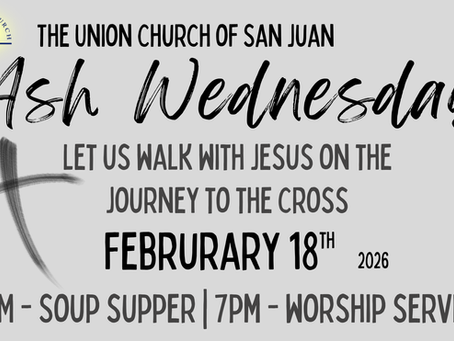 Ash Wednesday I Miércoles de Ceniza Feb 18