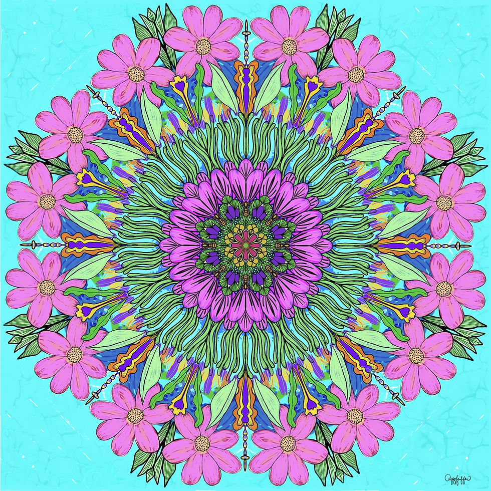 Mandala Art Composition by Patrice Pfeiffer