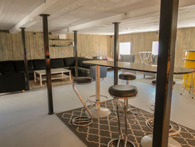 Room with table and couch 