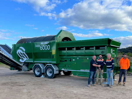 Blue Star Soils takes delivery of Siebotec 6000 Trommel