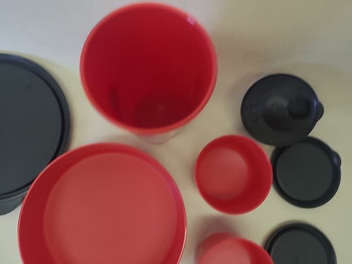 Thumbnail: NEW Tupperware Disney Mickey Mouse 4-Pc Lunch Set Tumbler Bowl Snack Cups
