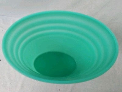 Miniature : Tupperware Impressions Bottle Cooler wine/champagne ice bucket Green 3442A-1