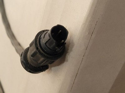 Thumbnail: Vintage Ceramic Wire Insulator & Metal Clamp | Industrial Decor | Tested Good