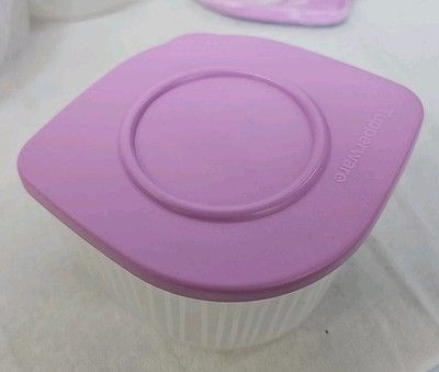 Thumbnail: Lot of 11 Tupperware purple containers 5059A and 5056A