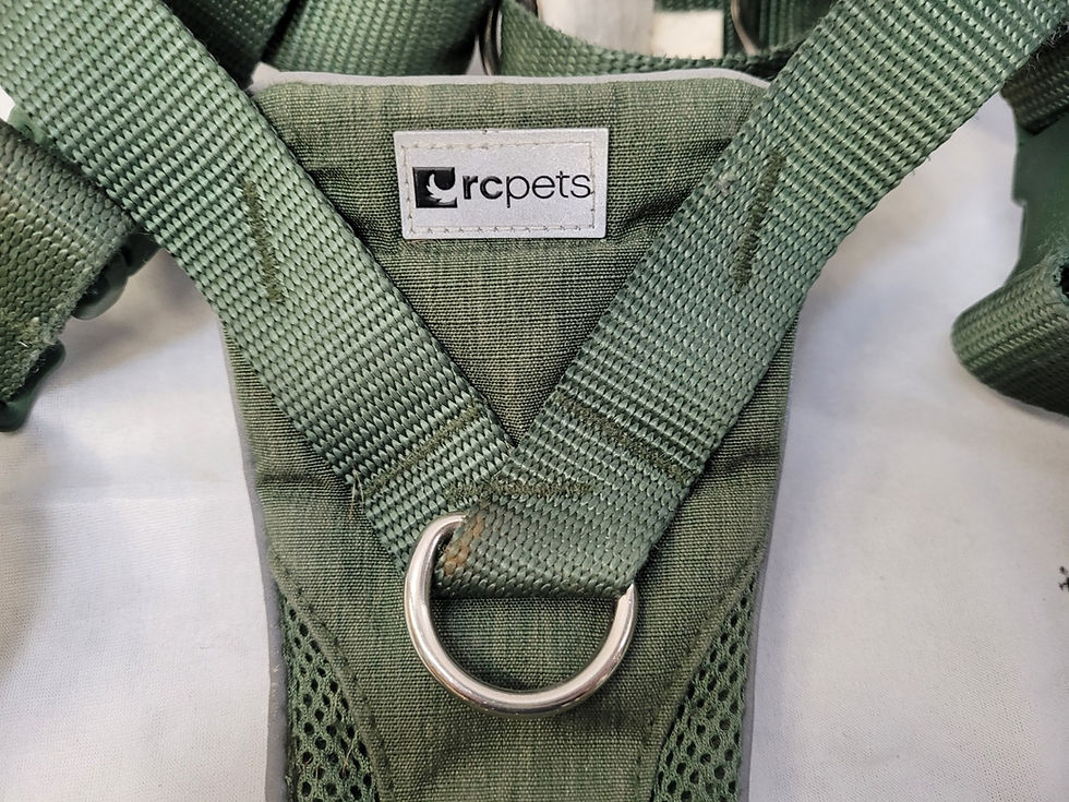 Thumbnail: rcpets Adjustable tempo Dog Harness No pull No Choke Medium Olive