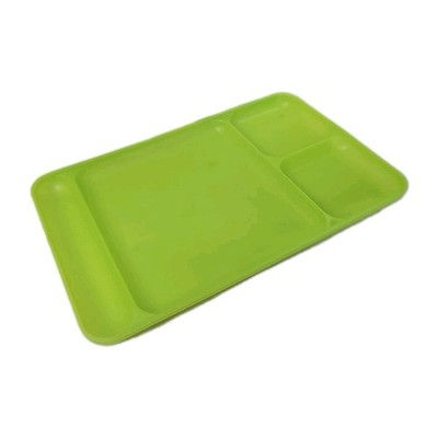 Tupperware divided dinner/lunch tray lime green